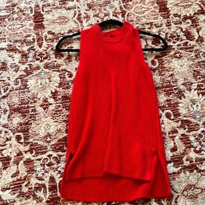 J. Crew ribbed mock neck tunic